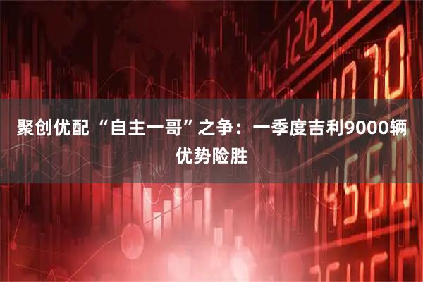 聚创优配 “自主一哥”之争：一季度吉利9000辆优势险胜